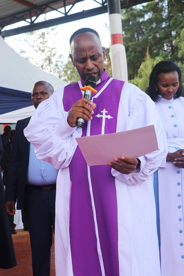 During an ordination ceremony